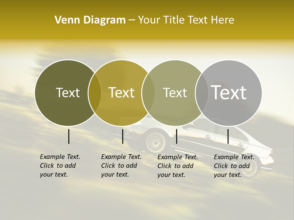 Bremsen Familie Gas Geben PowerPoint Template