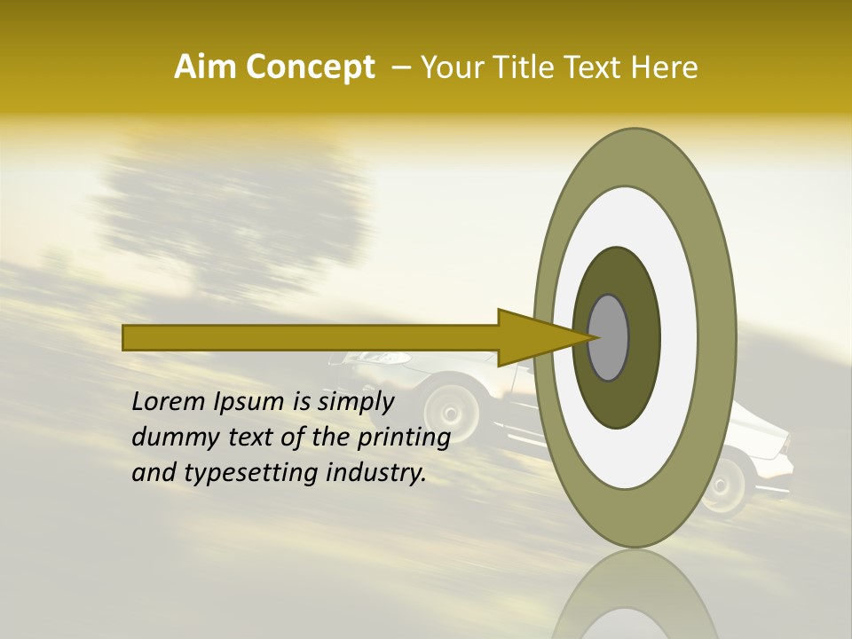 Bremsen Familie Gas Geben PowerPoint Template