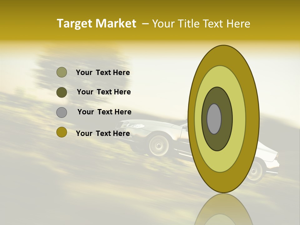 Bremsen Familie Gas Geben PowerPoint Template