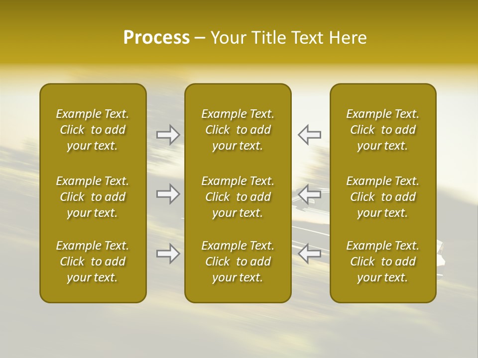 Bremsen Familie Gas Geben PowerPoint Template