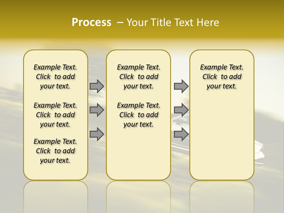 Bremsen Familie Gas Geben PowerPoint Template