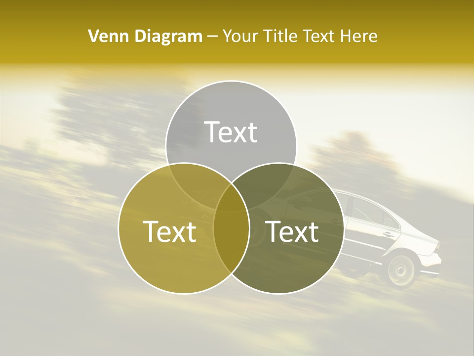 Bremsen Familie Gas Geben PowerPoint Template