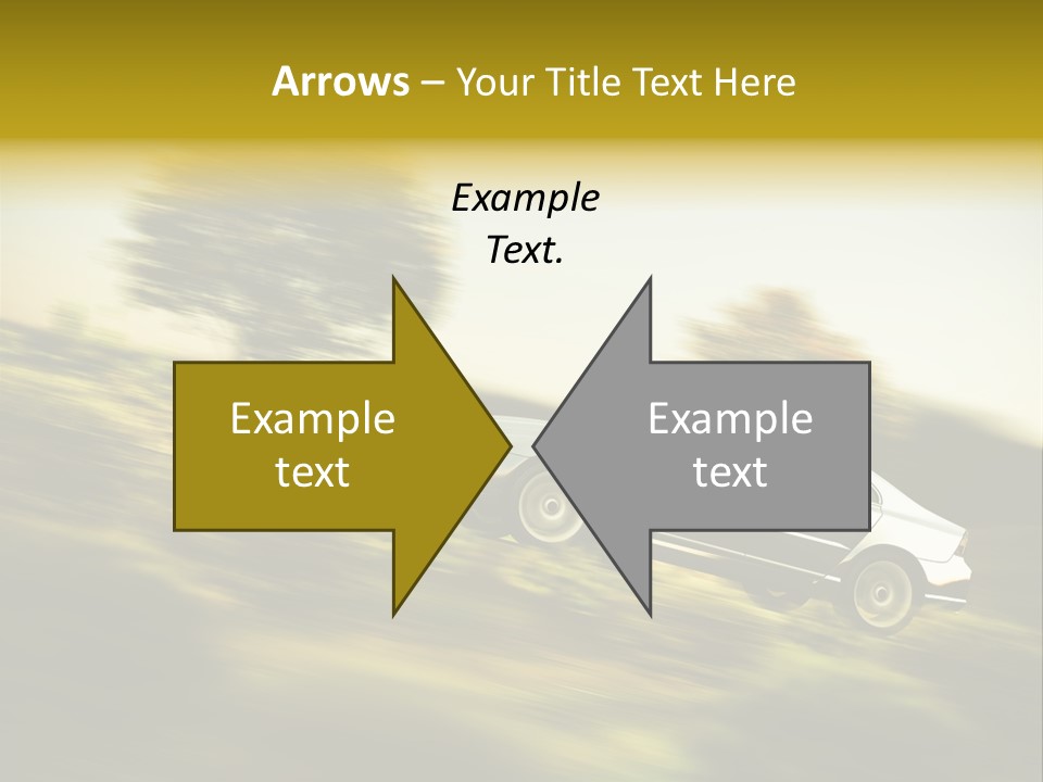 Bremsen Familie Gas Geben PowerPoint Template