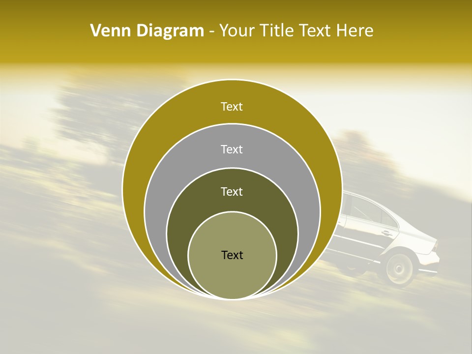 Bremsen Familie Gas Geben PowerPoint Template