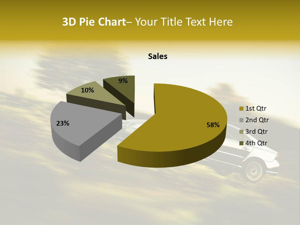 Bremsen Familie Gas Geben PowerPoint Template
