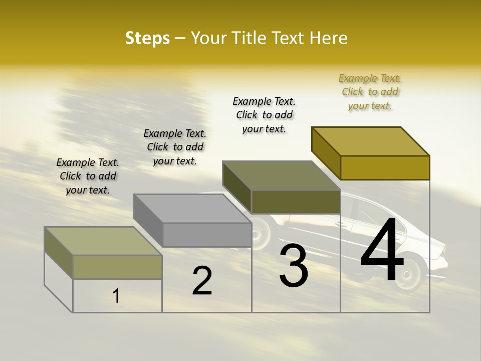 Bremsen Familie Gas Geben PowerPoint Template