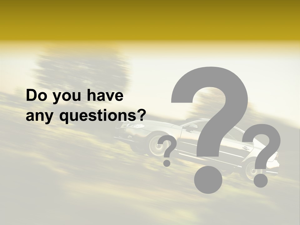 Bremsen Familie Gas Geben PowerPoint Template