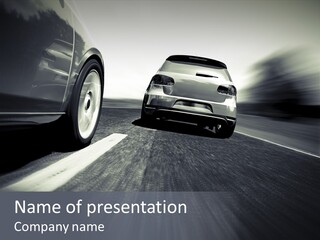 Jagen Kontrolle Turbo PowerPoint Template