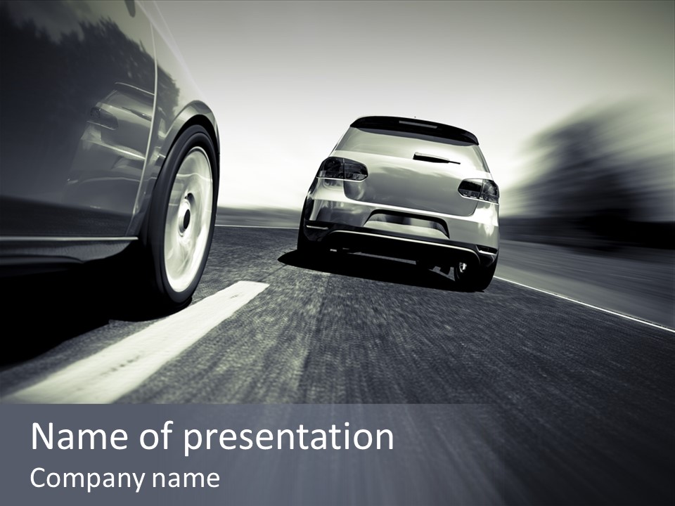 Jagen Kontrolle Turbo PowerPoint Template