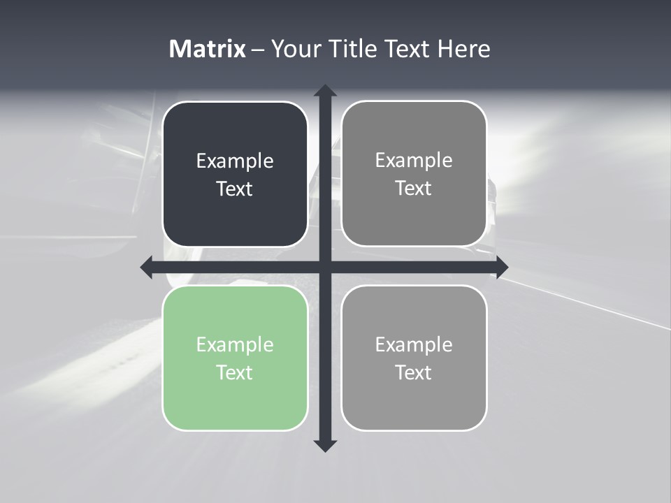 Jagen Kontrolle Turbo PowerPoint Template