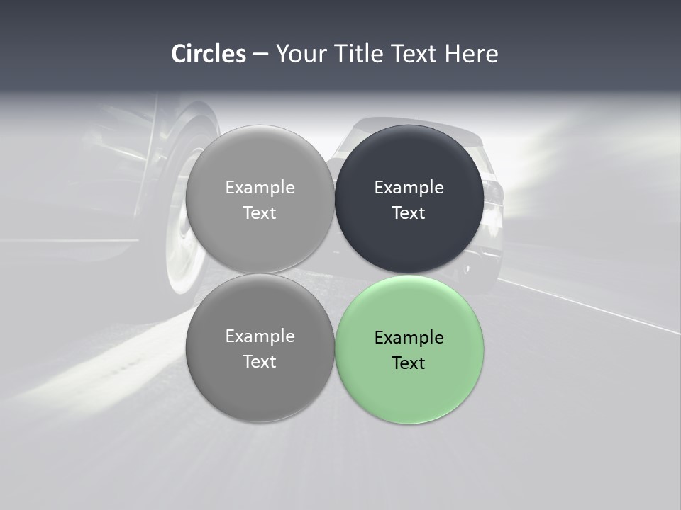 Jagen Kontrolle Turbo PowerPoint Template