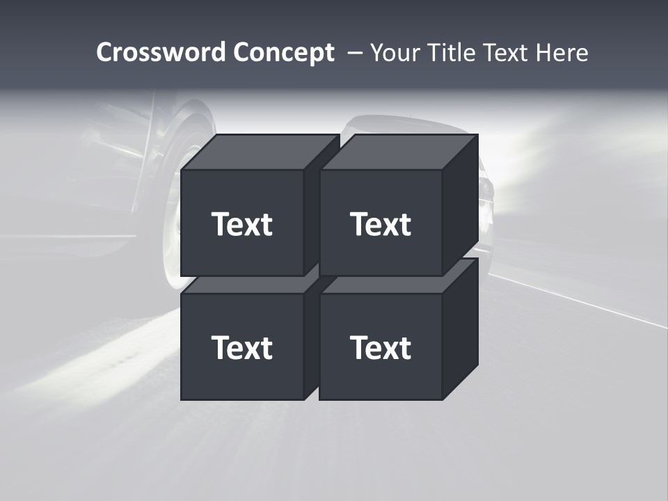 Jagen Kontrolle Turbo PowerPoint Template