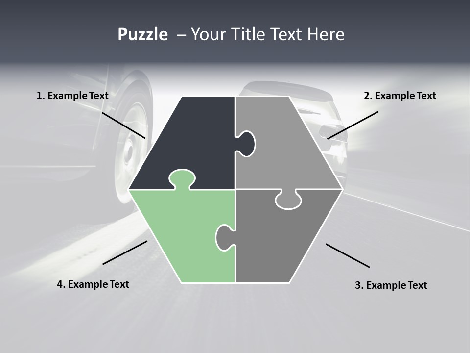 Jagen Kontrolle Turbo PowerPoint Template