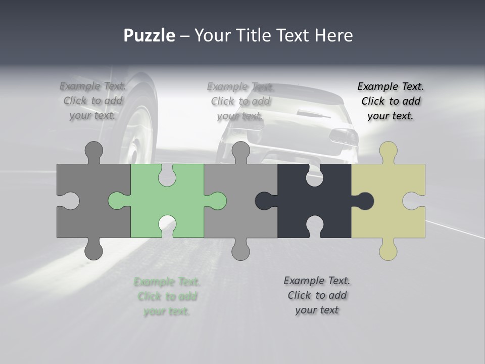 Jagen Kontrolle Turbo PowerPoint Template