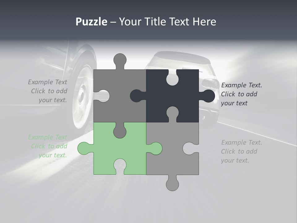 Jagen Kontrolle Turbo PowerPoint Template