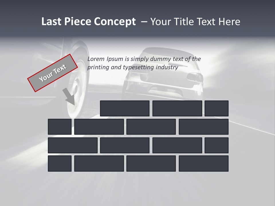 Jagen Kontrolle Turbo PowerPoint Template