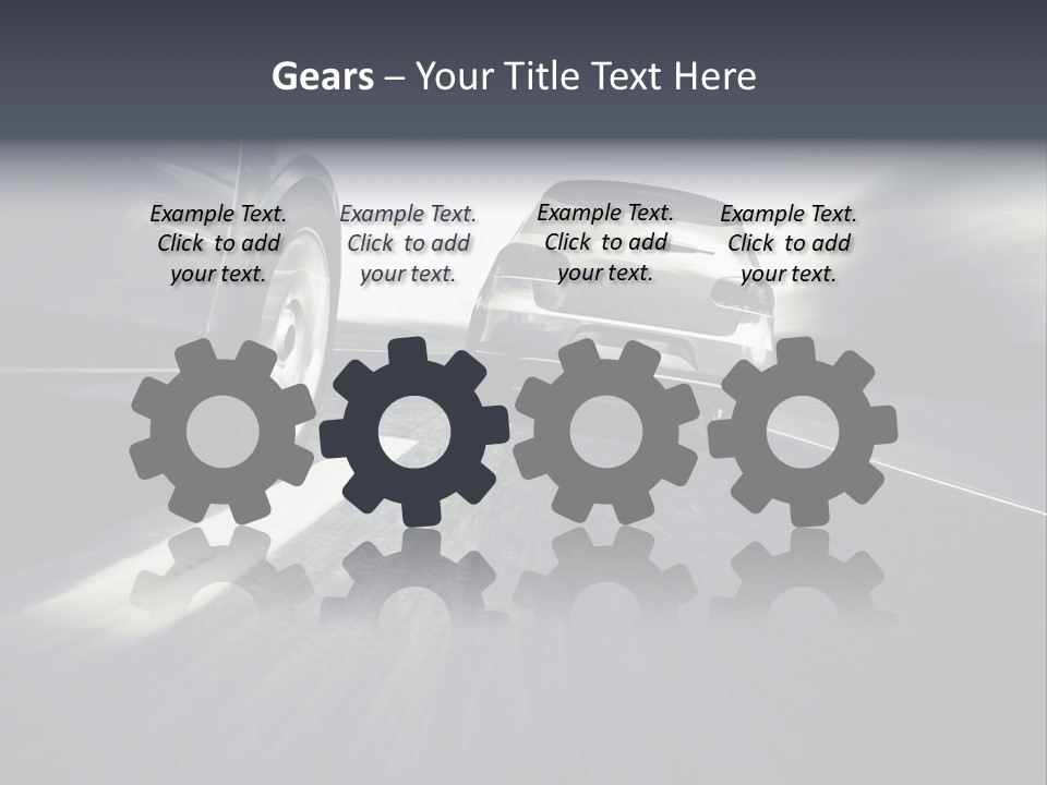 Jagen Kontrolle Turbo PowerPoint Template