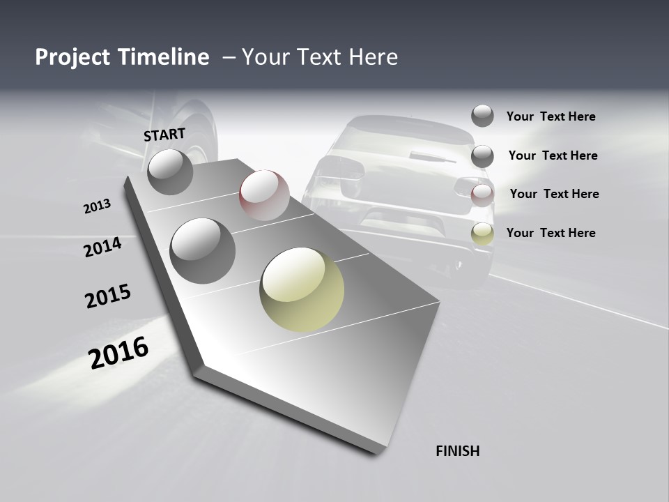 Jagen Kontrolle Turbo PowerPoint Template