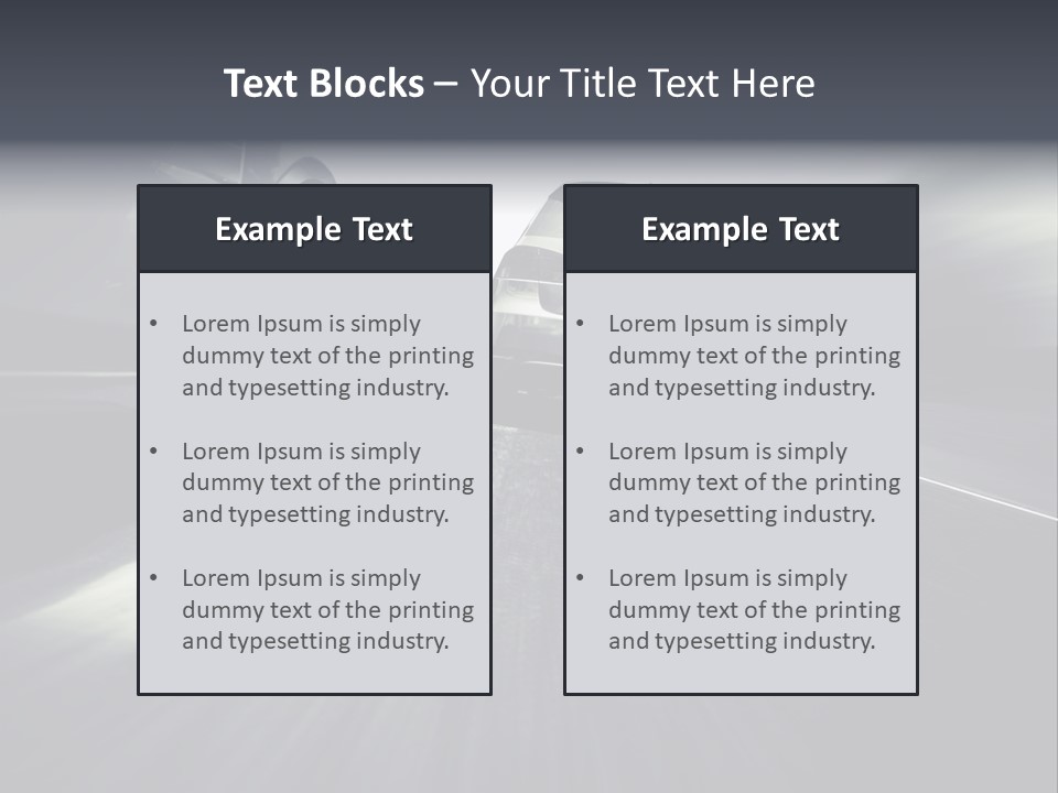 Jagen Kontrolle Turbo PowerPoint Template