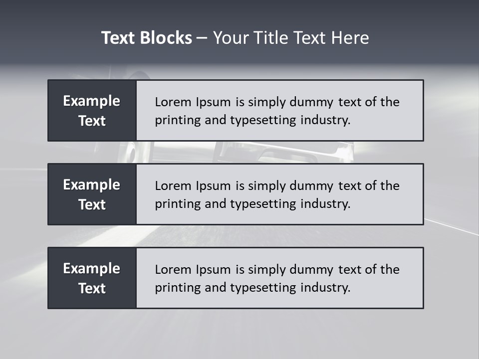Jagen Kontrolle Turbo PowerPoint Template
