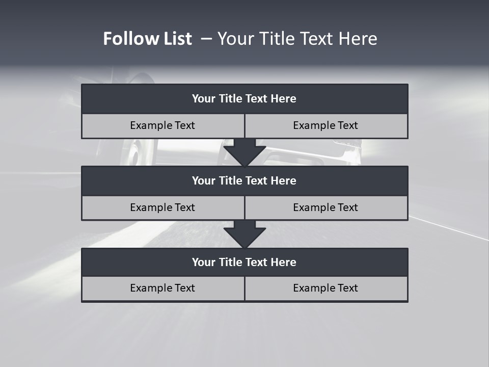 Jagen Kontrolle Turbo PowerPoint Template