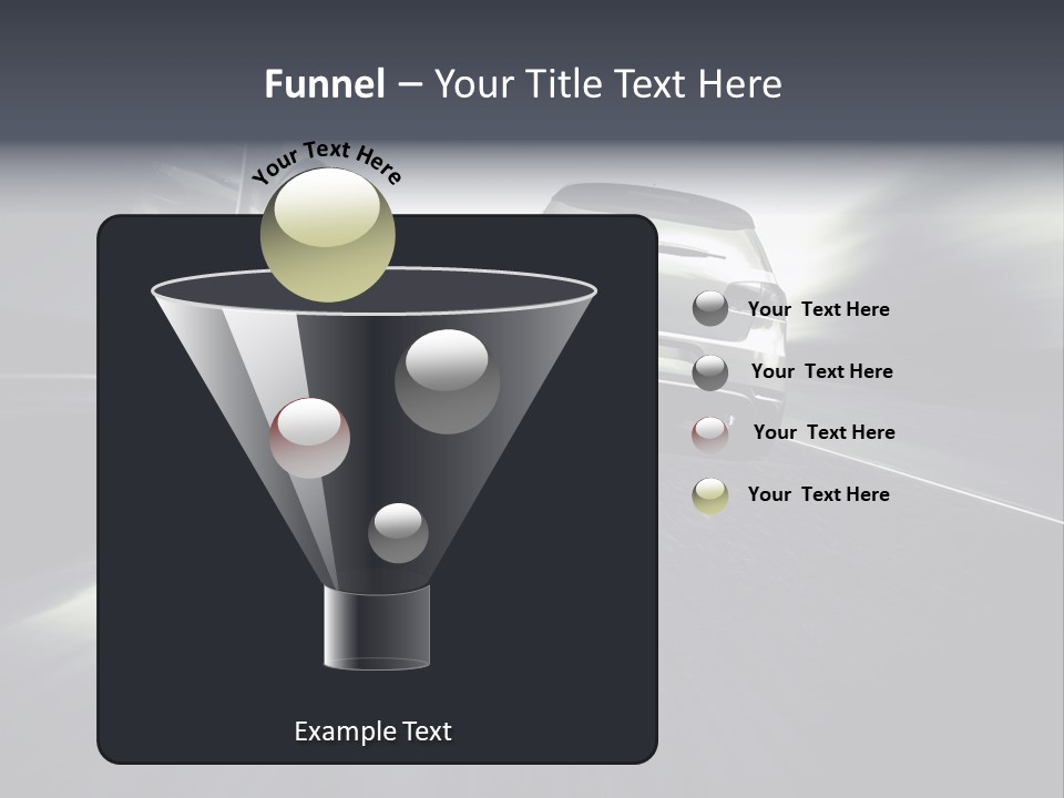 Jagen Kontrolle Turbo PowerPoint Template
