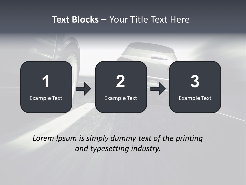 Jagen Kontrolle Turbo PowerPoint Template