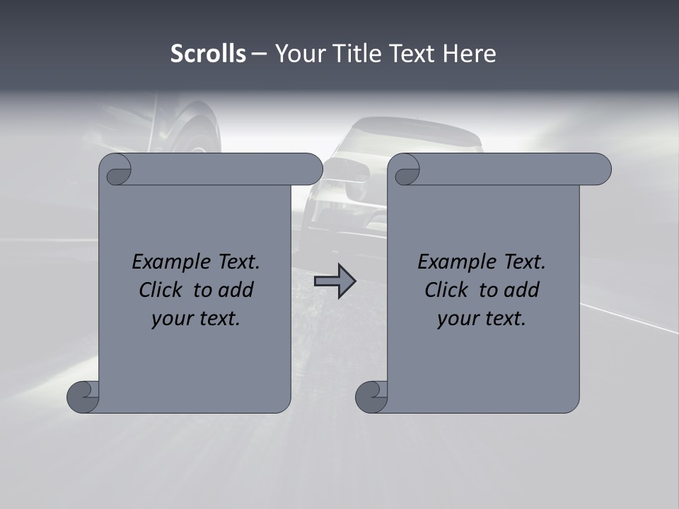 Jagen Kontrolle Turbo PowerPoint Template