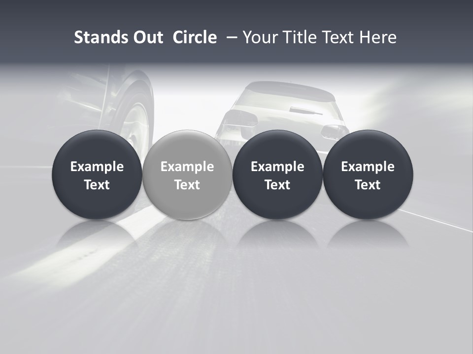 Jagen Kontrolle Turbo PowerPoint Template