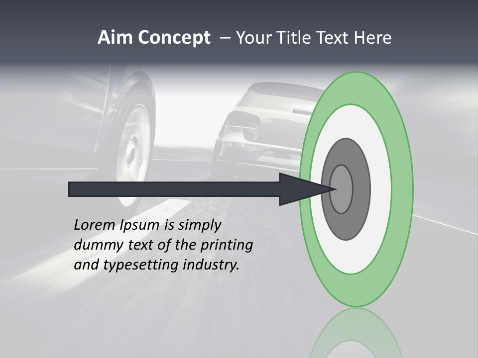 Jagen Kontrolle Turbo PowerPoint Template