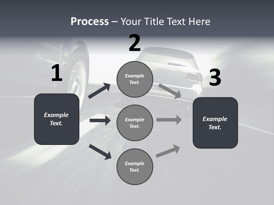 Jagen Kontrolle Turbo PowerPoint Template