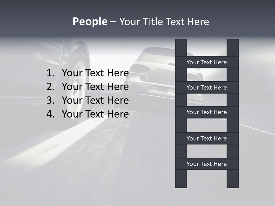 Jagen Kontrolle Turbo PowerPoint Template