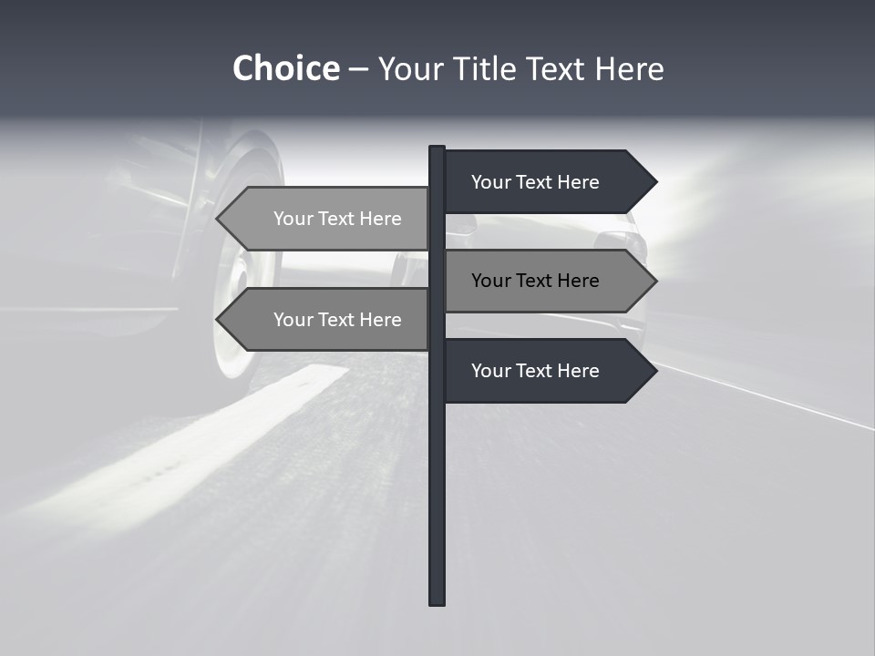 Jagen Kontrolle Turbo PowerPoint Template