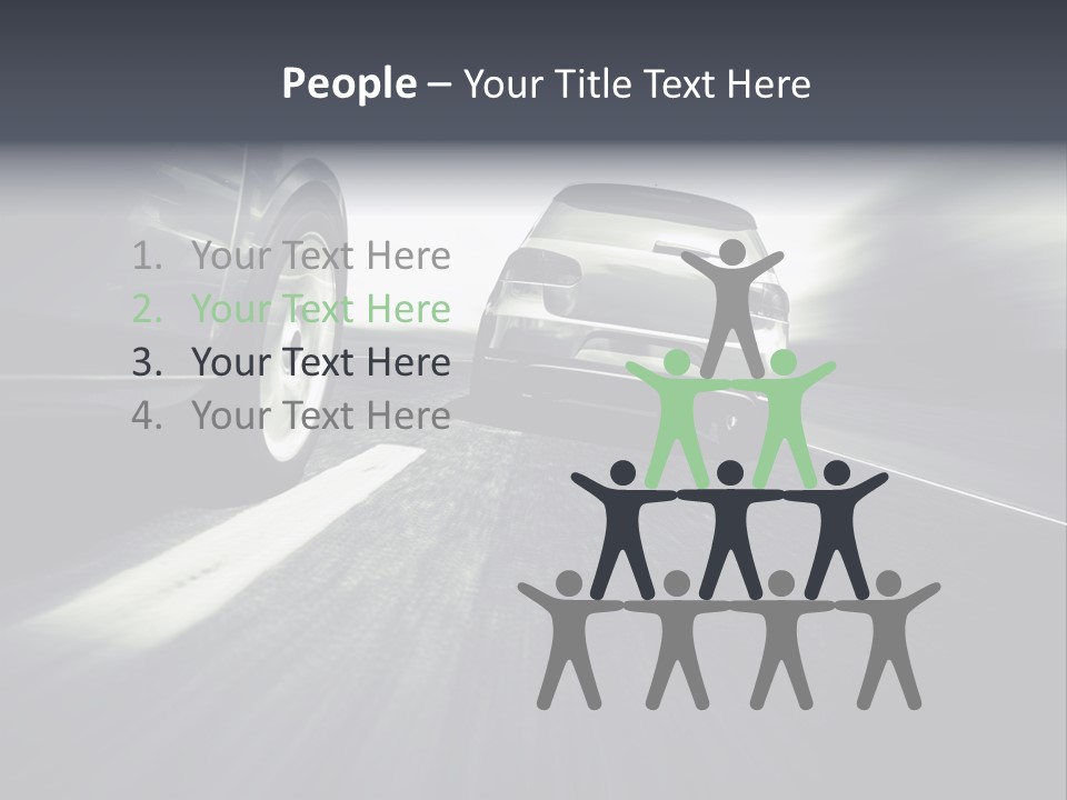 Jagen Kontrolle Turbo PowerPoint Template