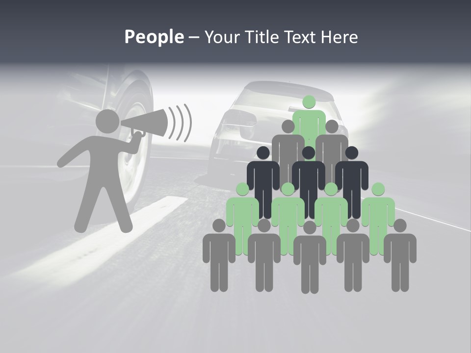 Jagen Kontrolle Turbo PowerPoint Template