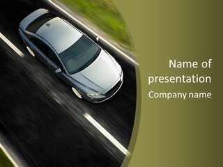 Tuning Verkehr Bremsen PowerPoint Template