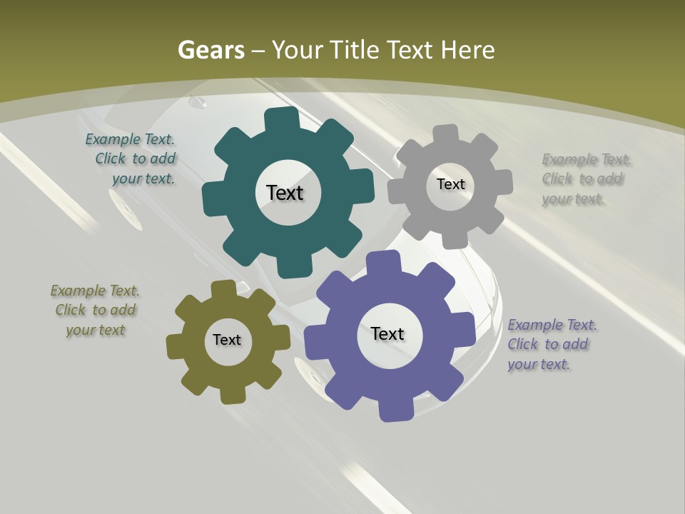 Tuning Verkehr Bremsen PowerPoint Template