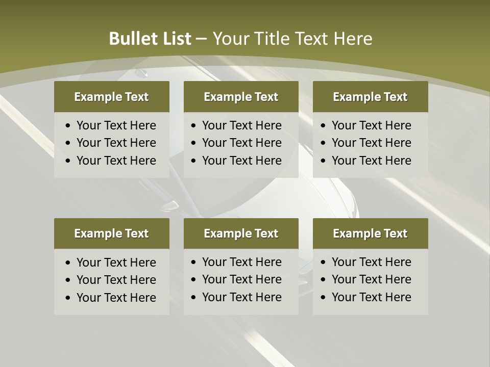 Tuning Verkehr Bremsen PowerPoint Template