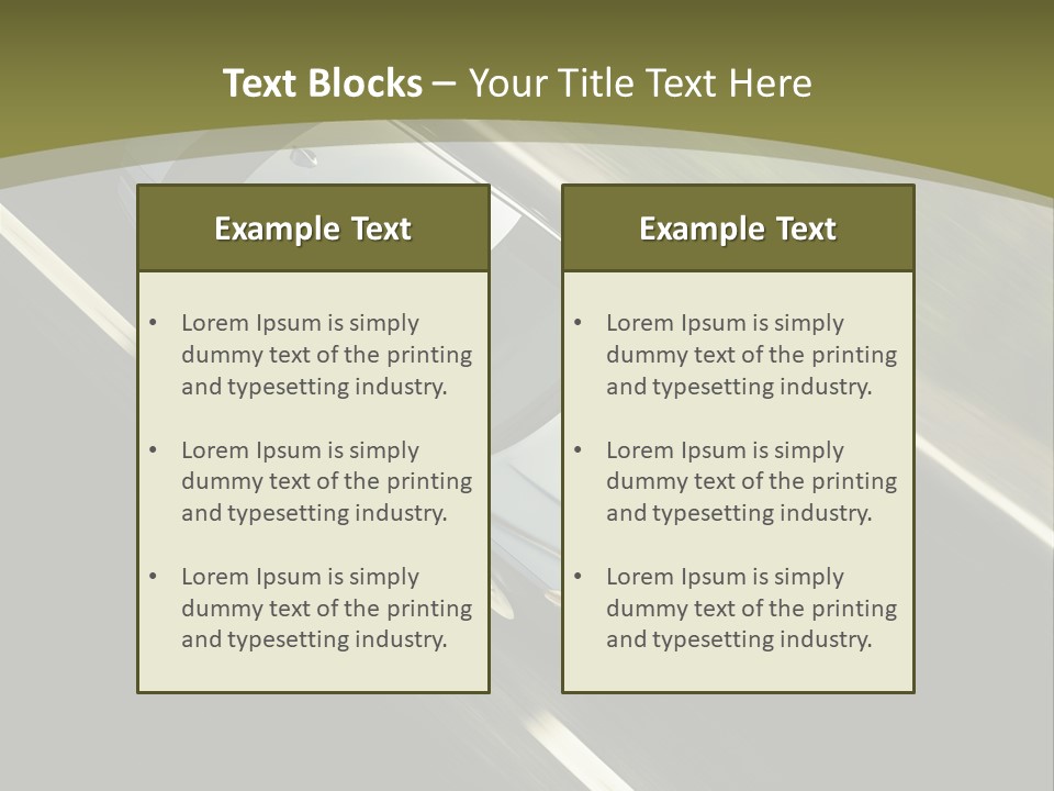 Tuning Verkehr Bremsen PowerPoint Template