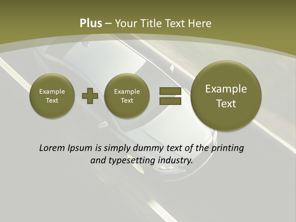 Tuning Verkehr Bremsen PowerPoint Template