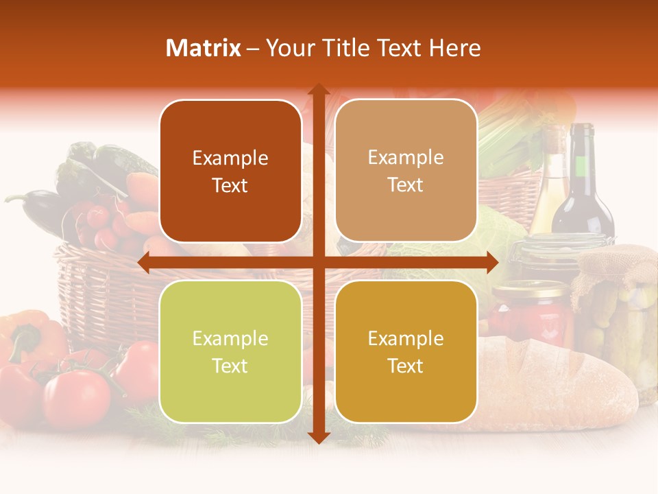 Pepper Tomato Food PowerPoint Template