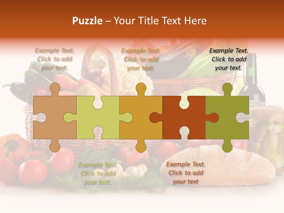 Pepper Tomato Food PowerPoint Template