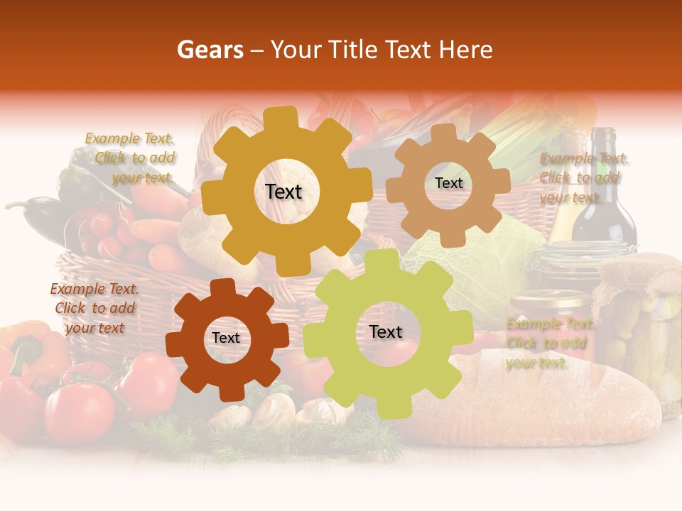 Pepper Tomato Food PowerPoint Template