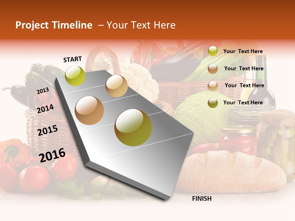 Pepper Tomato Food PowerPoint Template