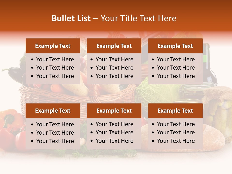 Pepper Tomato Food PowerPoint Template