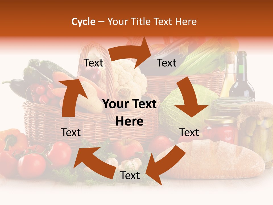 Pepper Tomato Food PowerPoint Template