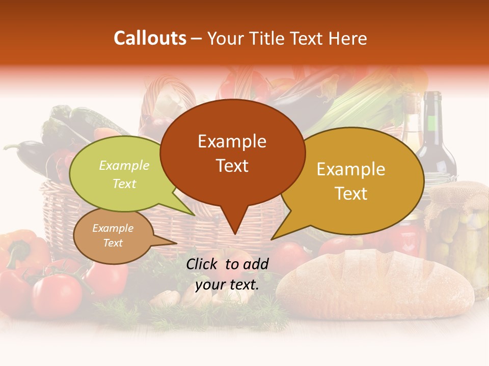 Pepper Tomato Food PowerPoint Template