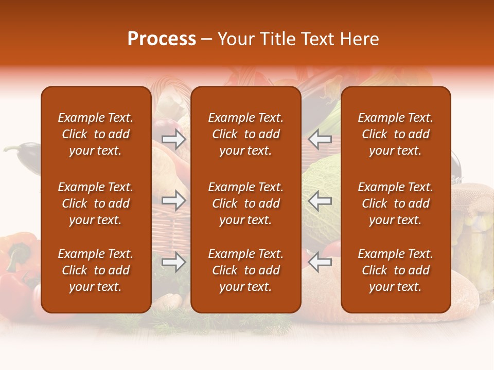Pepper Tomato Food PowerPoint Template