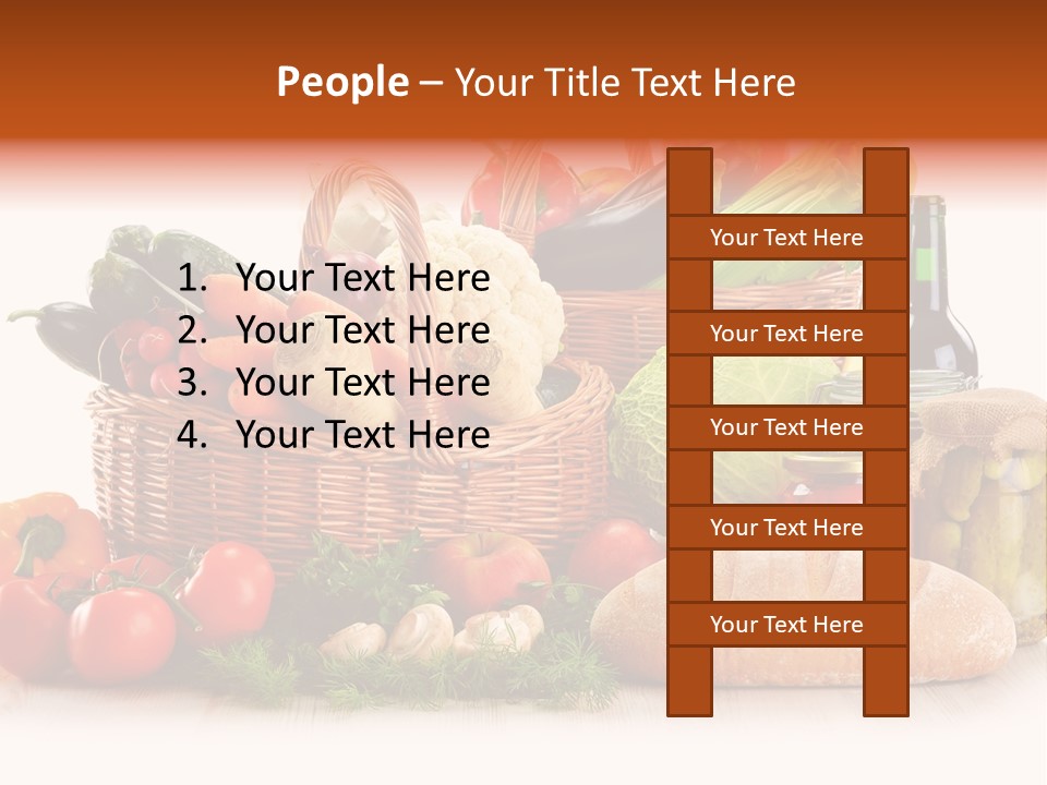 Pepper Tomato Food PowerPoint Template