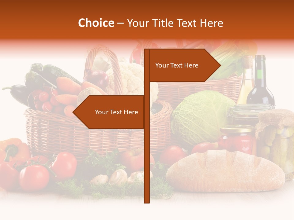 Pepper Tomato Food PowerPoint Template